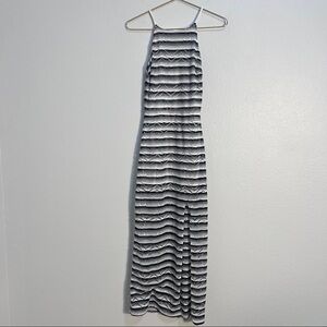 Saks Fifth Avenue Maxi Stripe Lined Dress